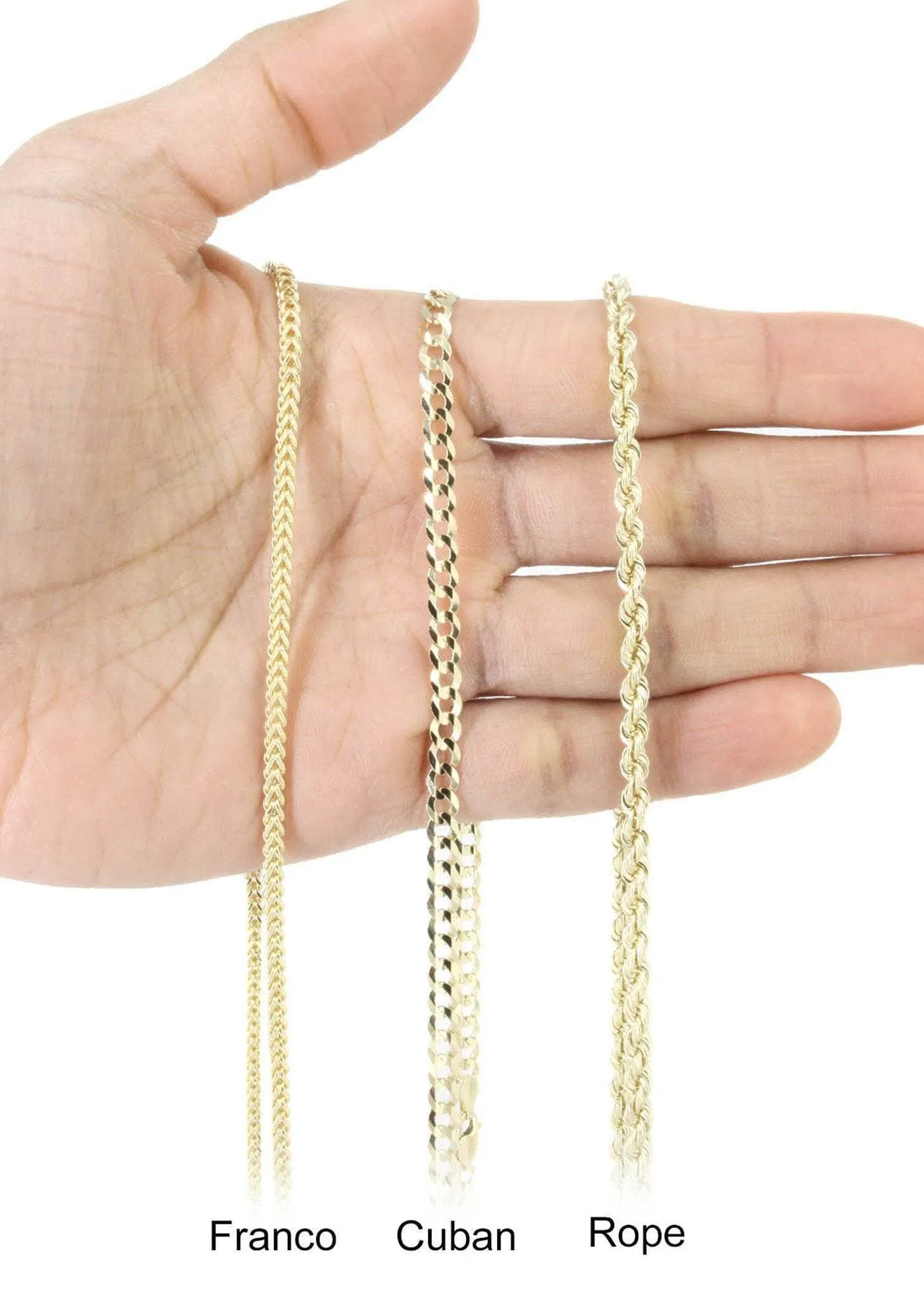 10K Yellow Gold CZ Picture Pendant Necklace | Appx. 16.5 Grams
