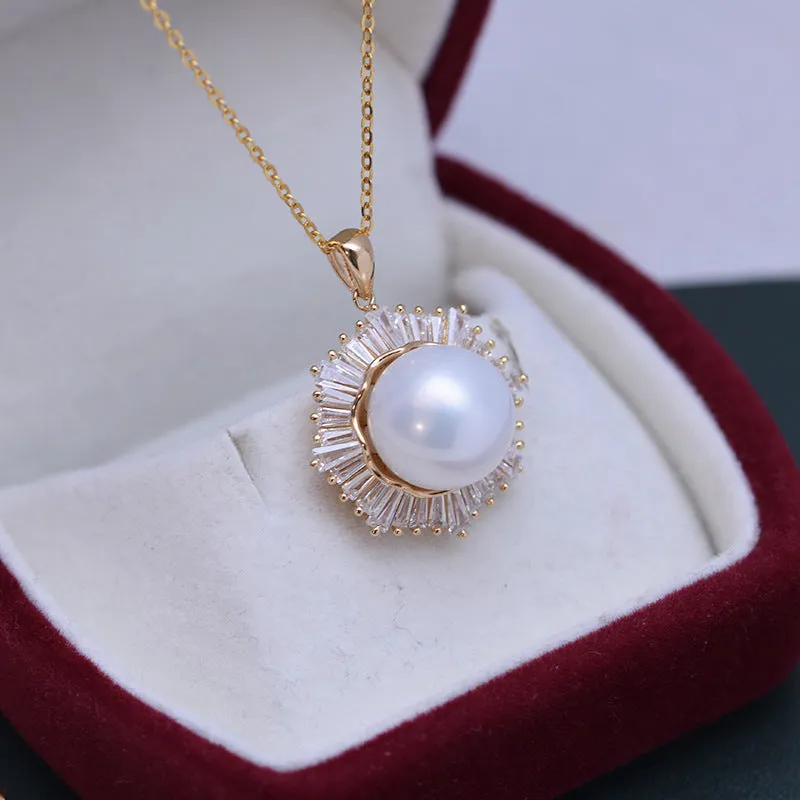 11-12mm Edison Pearl & Aisling Earrings