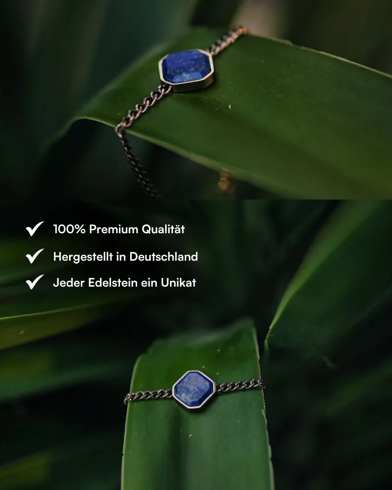 Armband - Lapislazuli - Rosegold - Für Sie