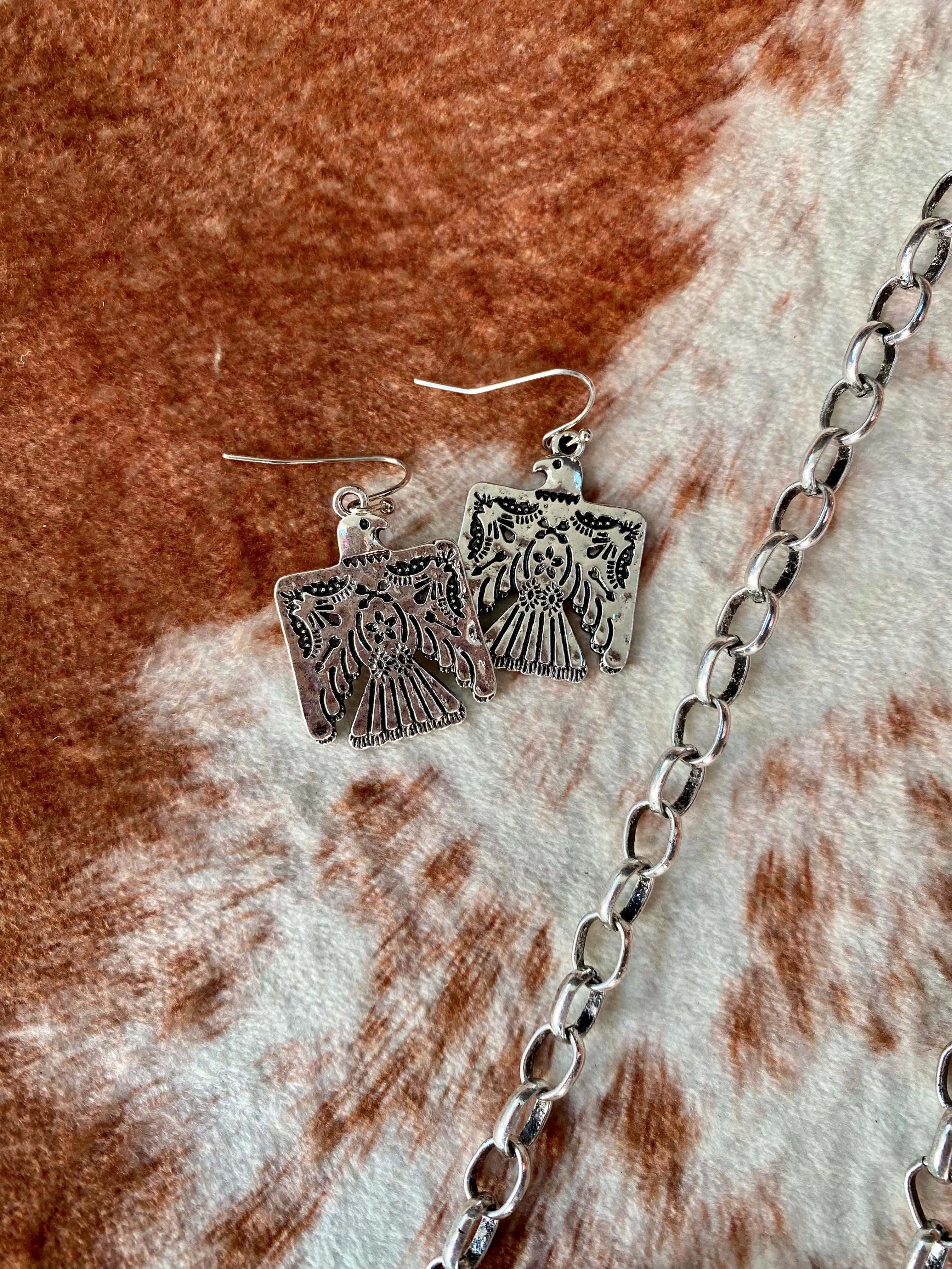 Aztec Arrow Thunderbird Necklace Set