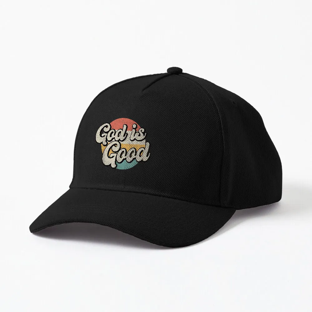 God Is Good Christian Dad Mom Faith Saying Vintage Cap