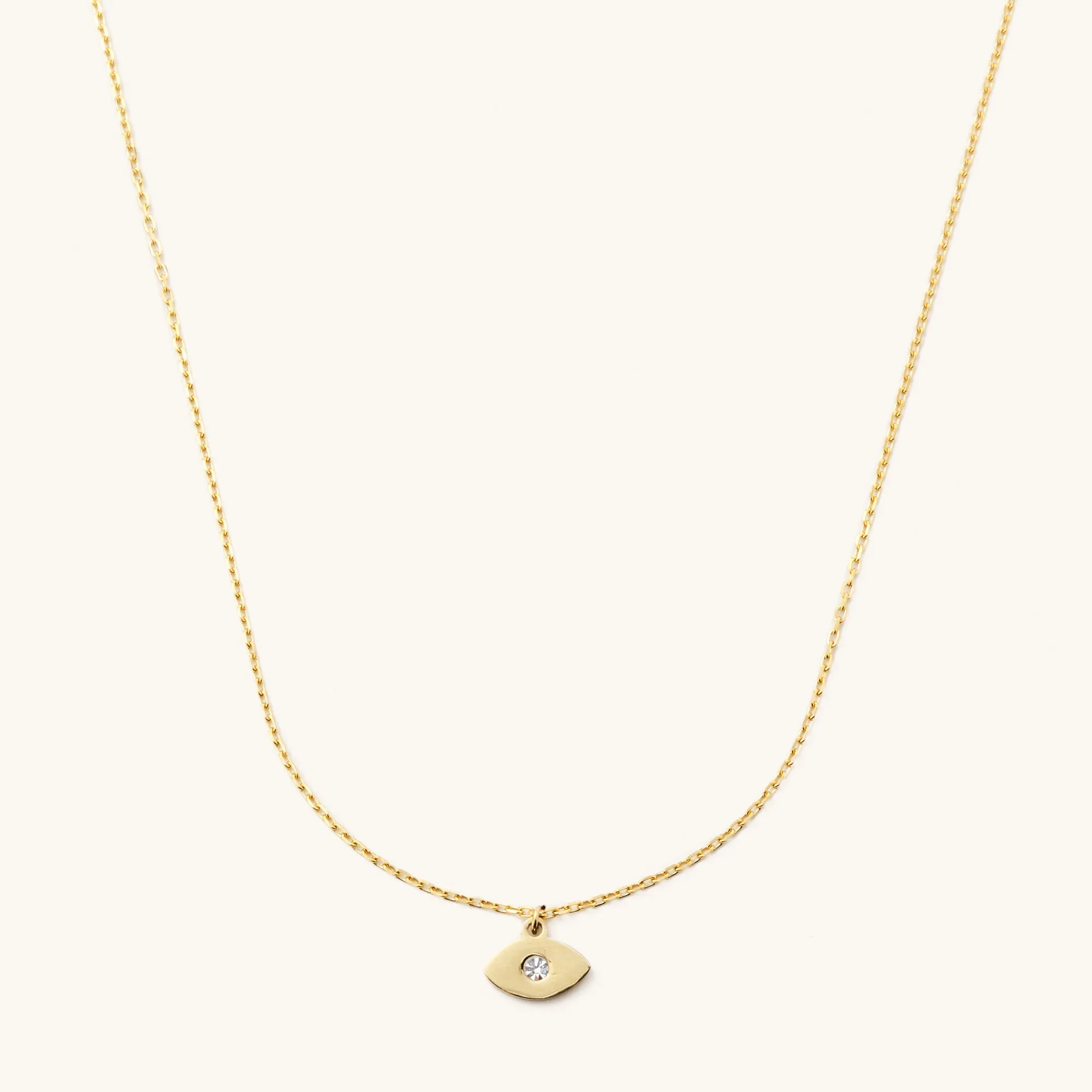 Golden Evil Eye Necklace