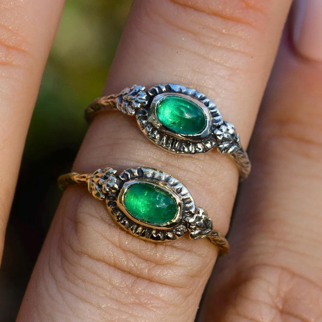 HARMONY Emerald Ring- Sz 6