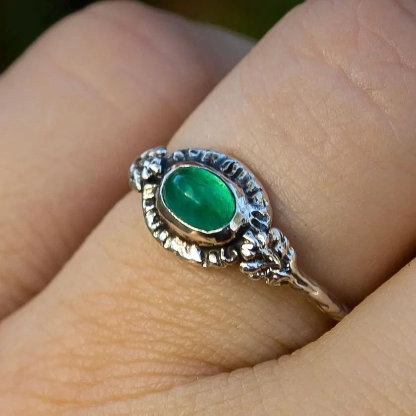 HARMONY Emerald Ring- Sz 6