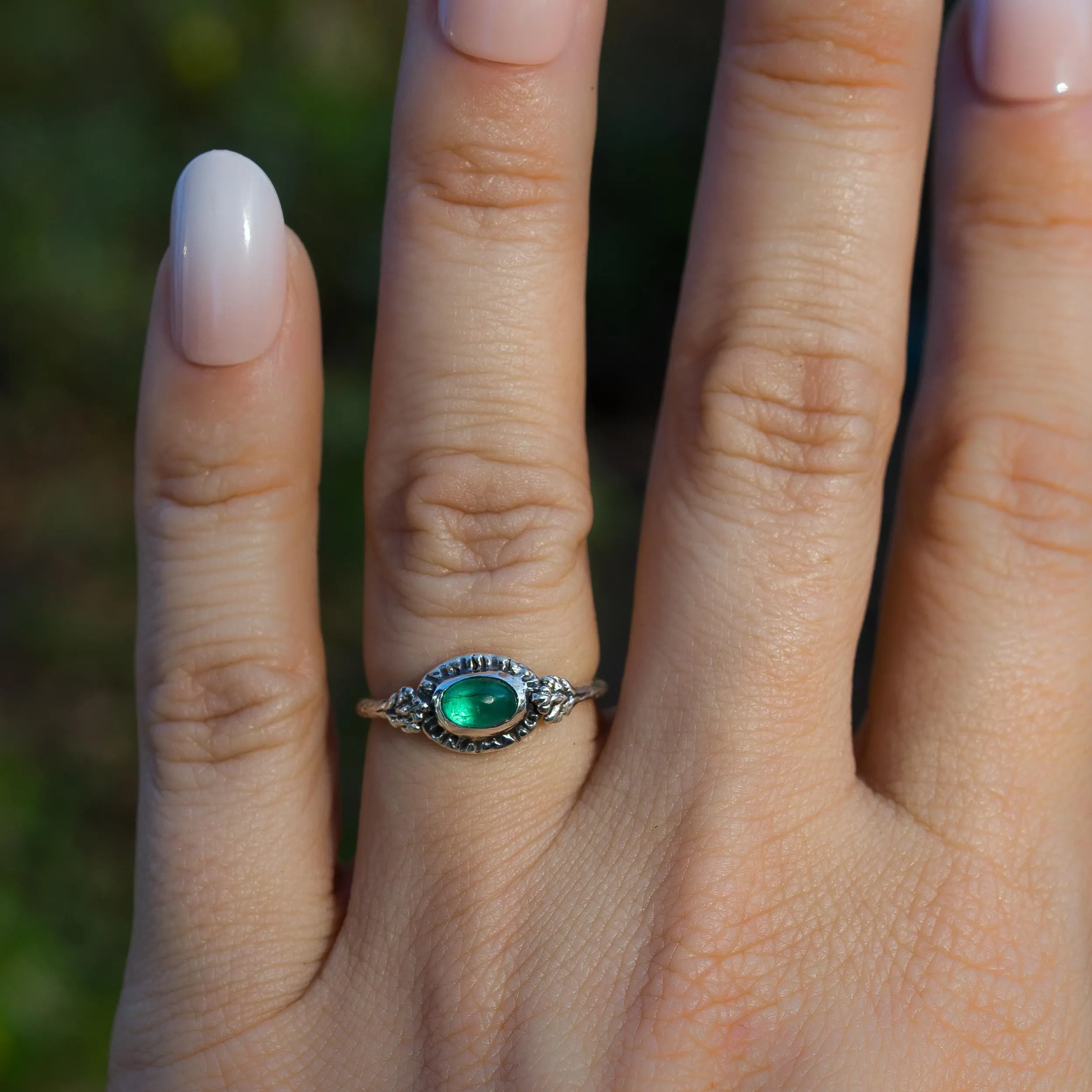 HARMONY Emerald Ring- Sz 6