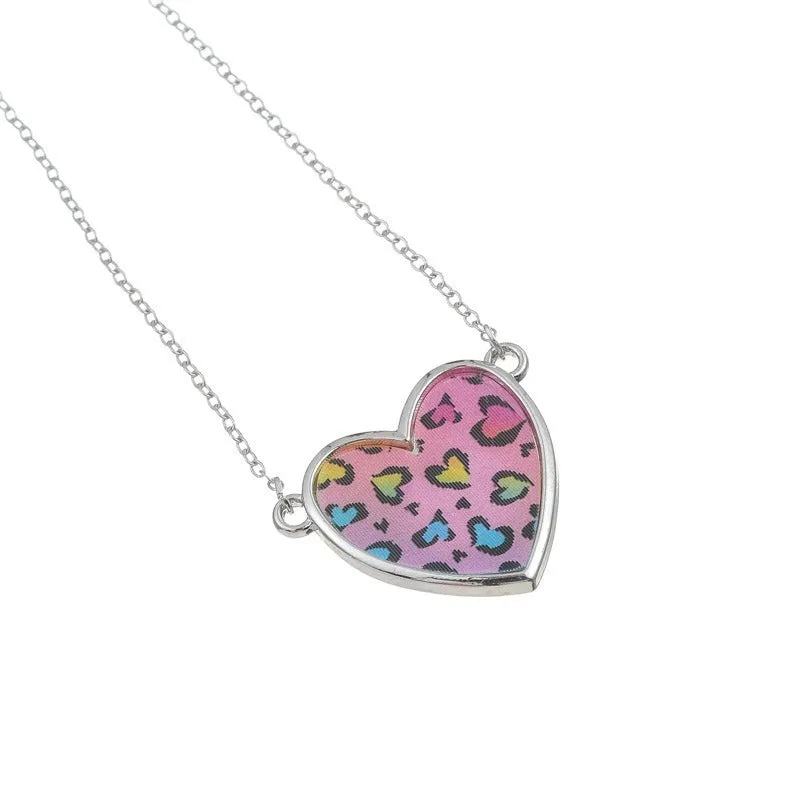 Holographic Heart Pendant