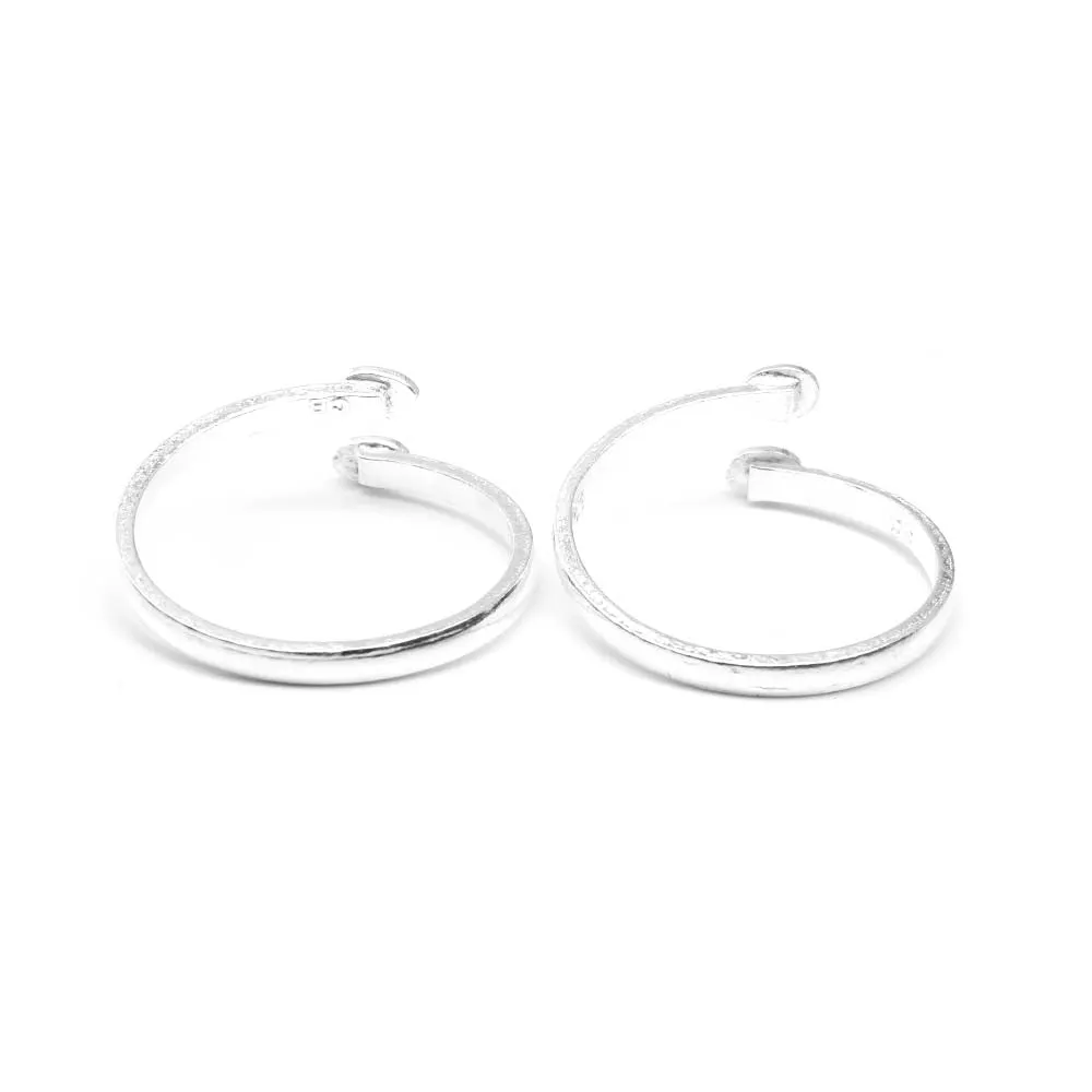 Indian Style 925 Real Sterling Silver Toe THUMB Rings