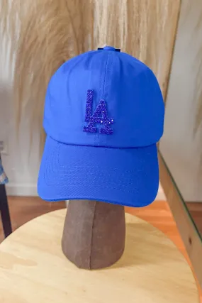 Let's Go Dodgers Rhinestone Hat