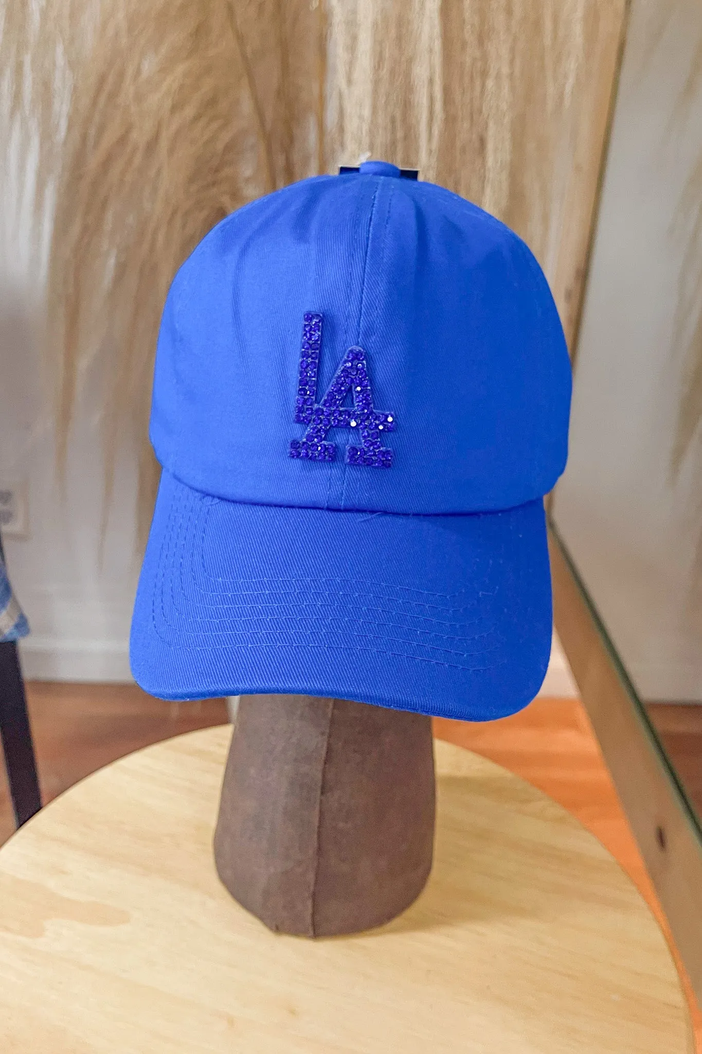 Let's Go Dodgers Rhinestone Hat
