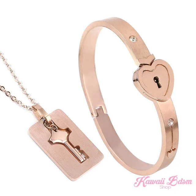 Lockable Heart Bracelet