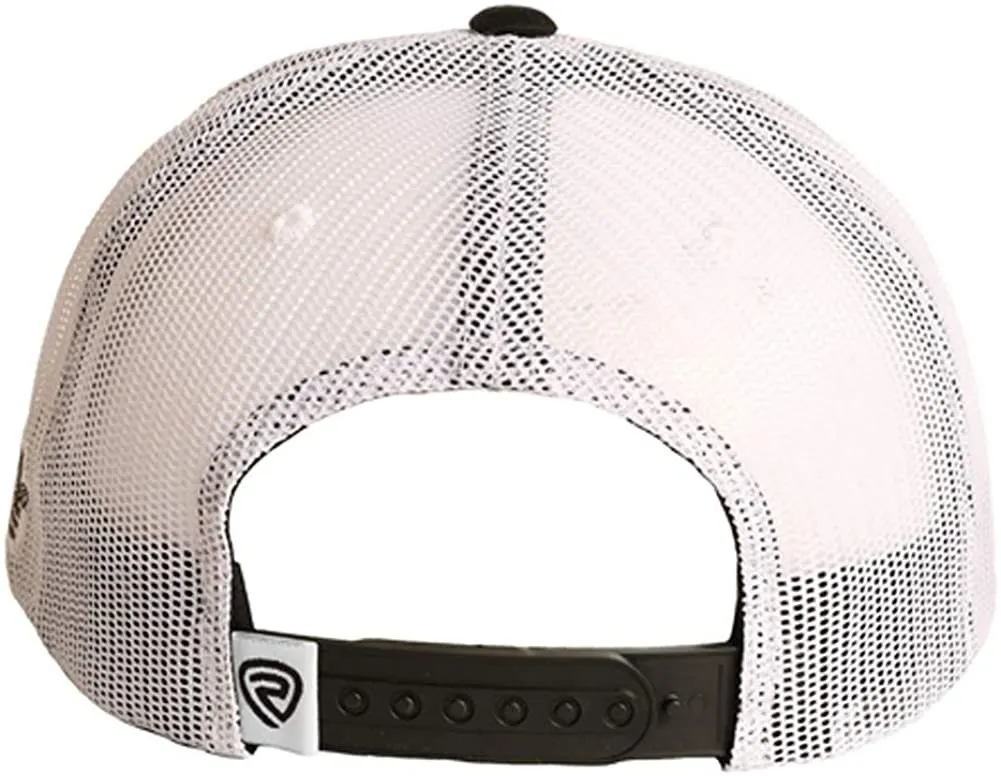 Logo Patch Mesh Snapback, Black