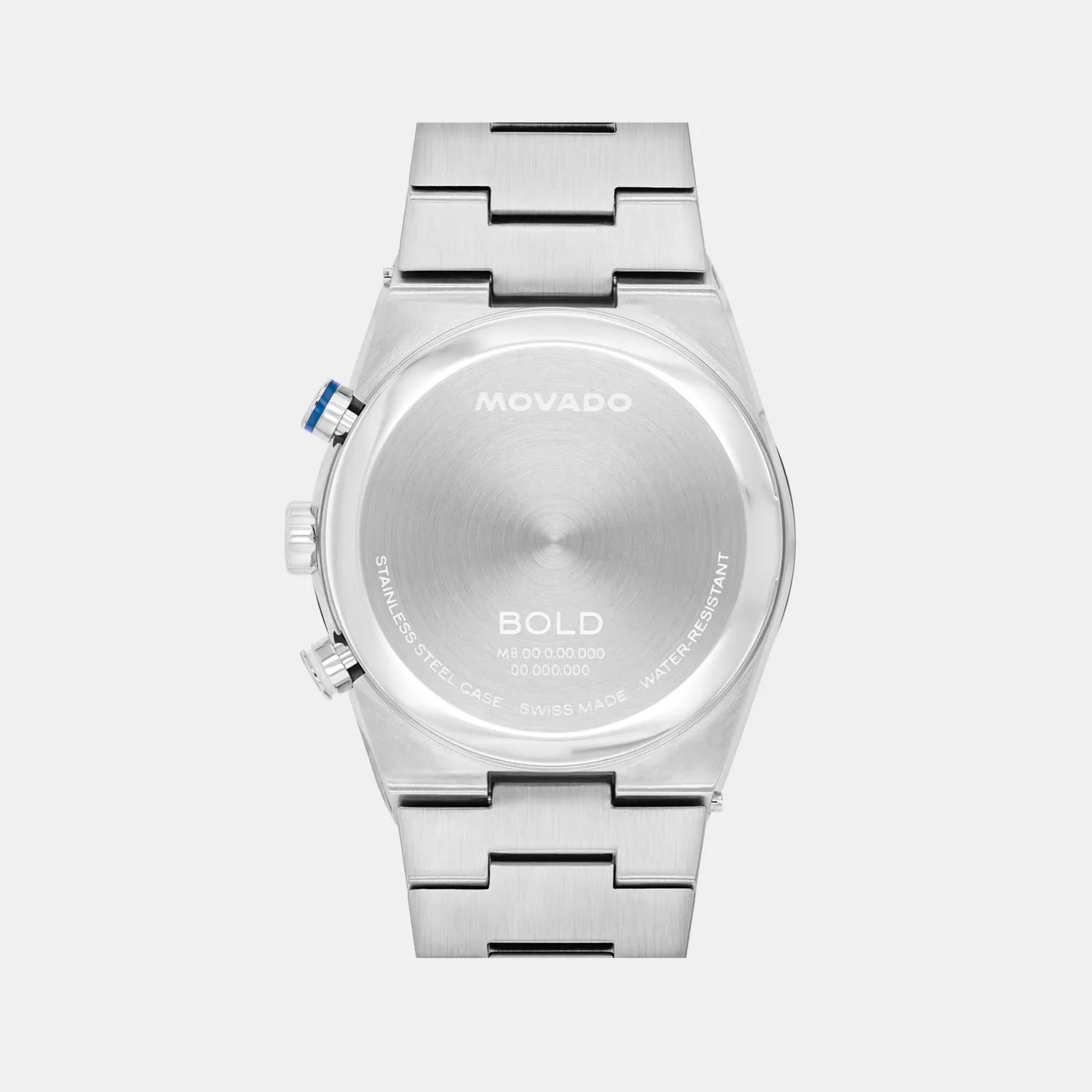 Men Quartz Blue Dial Chronograph Stainless Steel Watch 3601199