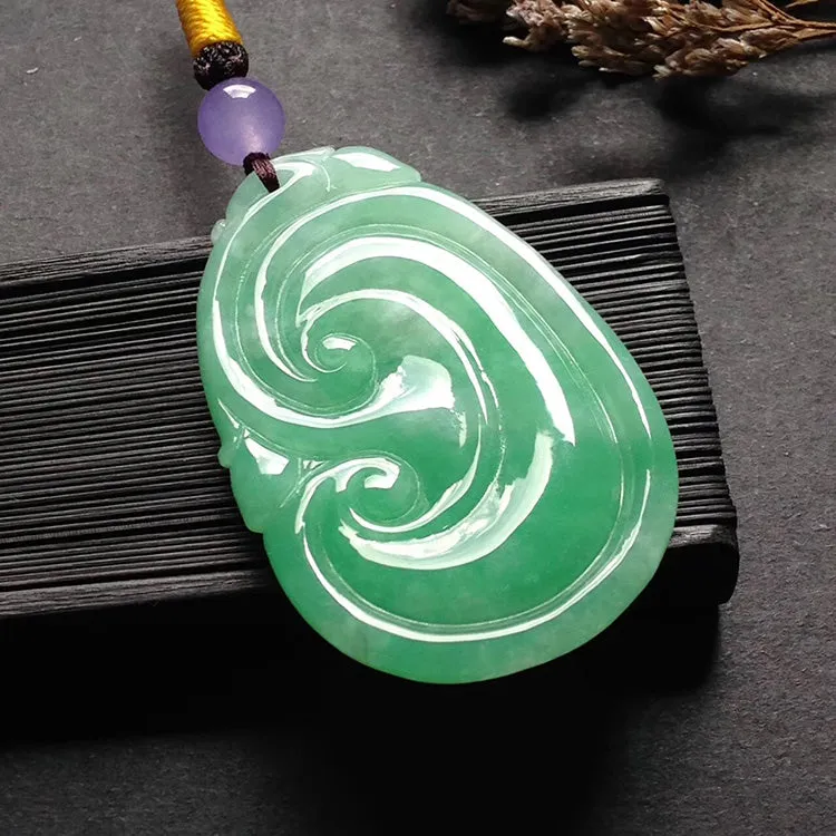 Natural Jade Pendant Jadeite Ruyi Pendant PT542
