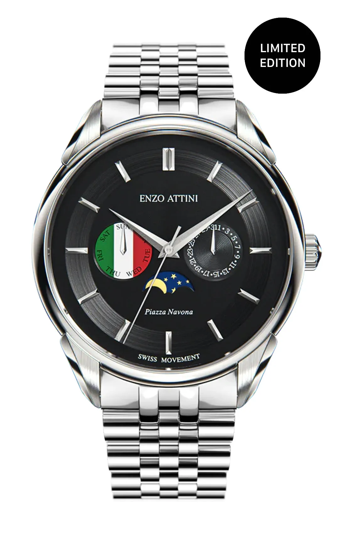 Piazza Navona, Roma - President Bracelet / Swiss Movement