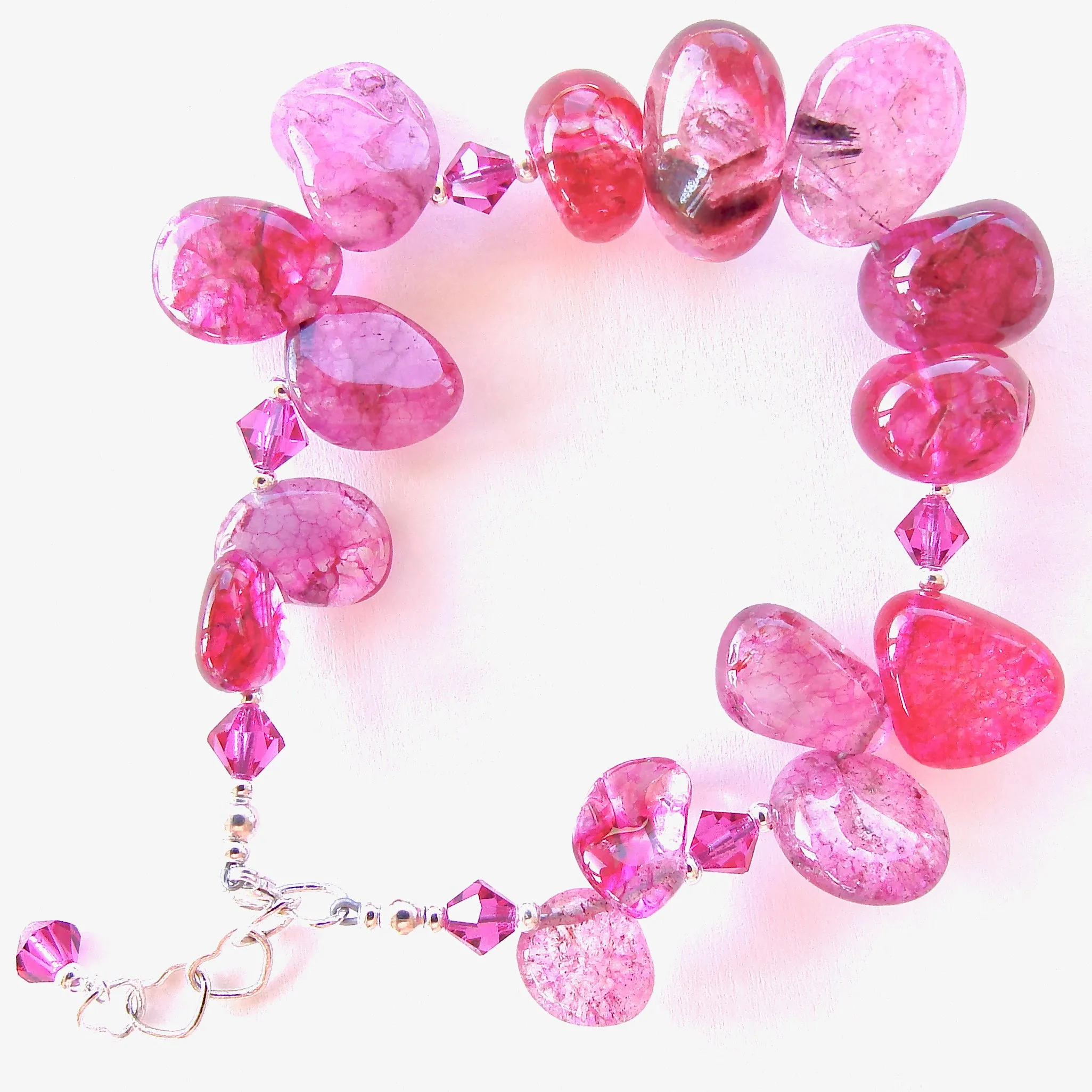 Rapture: Pink Stone Bracelet
