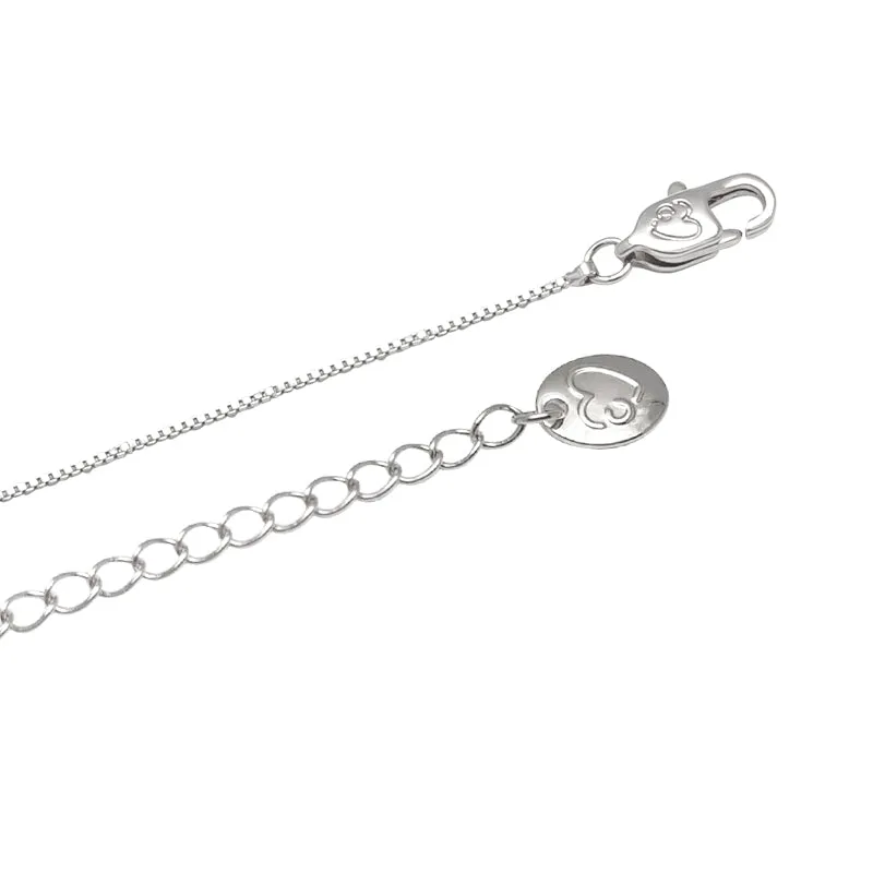 Rhodium Flower Cubic Zirconia Bracelet