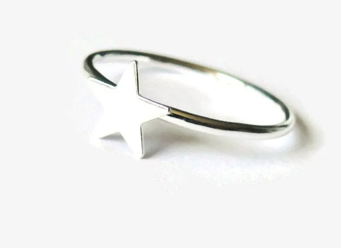 Sterling Silver Star Ring