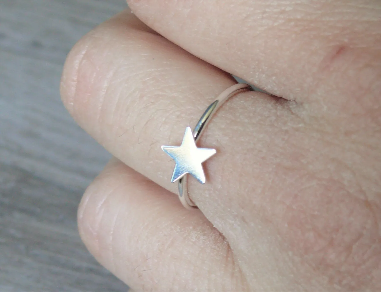 Sterling Silver Star Ring