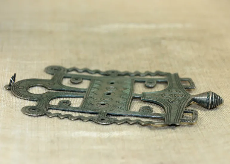 Vintage 1950's Silver Pendant, Niger