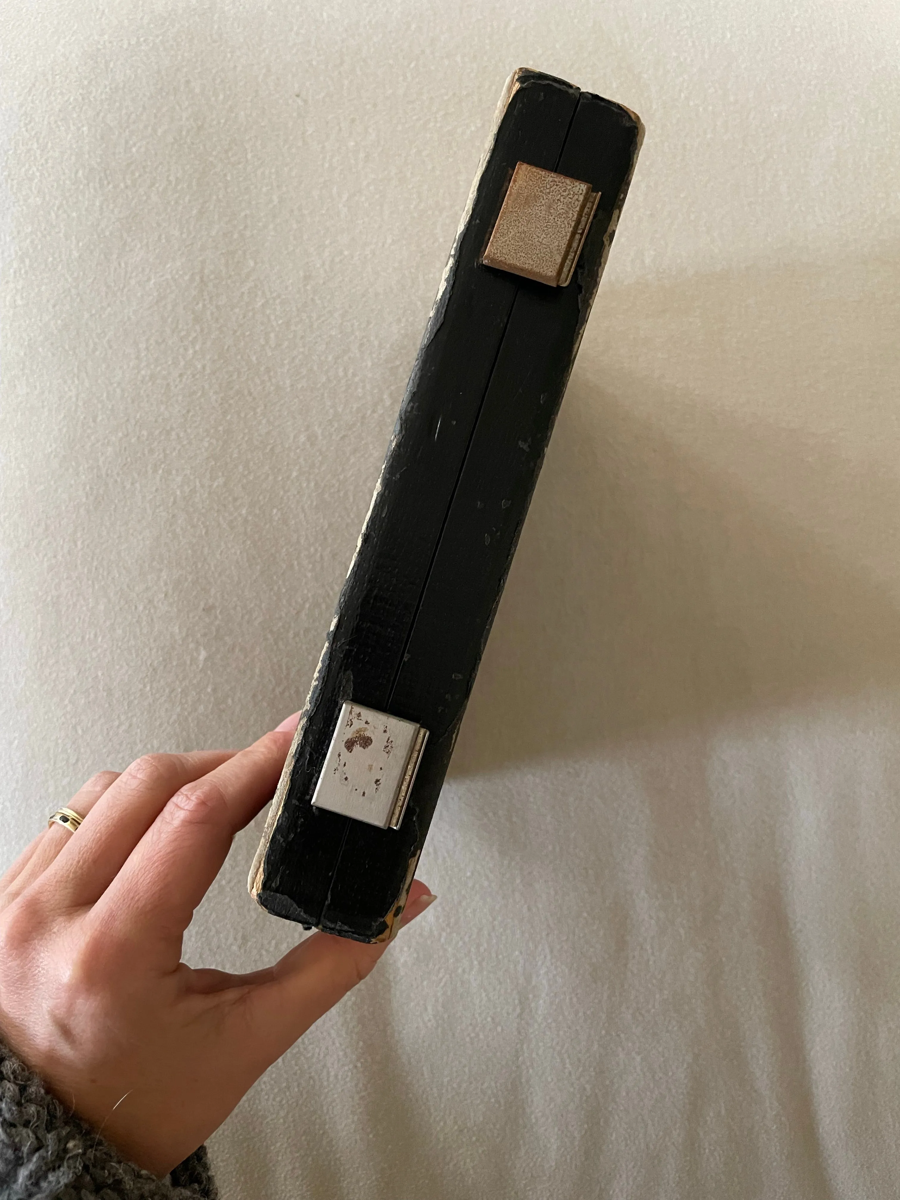 Vintage German Velvet Ring Case