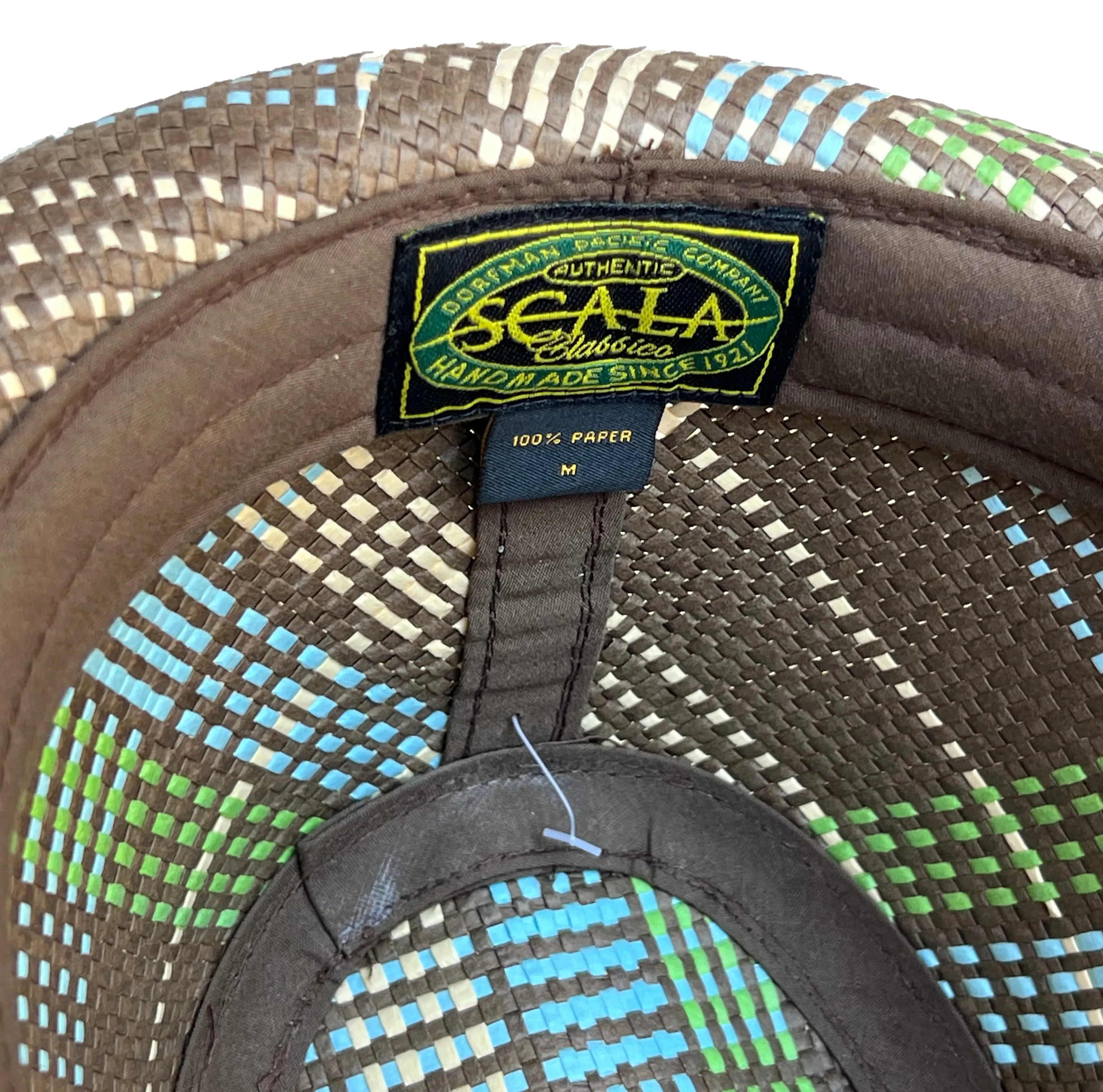 Vintage Scala Stingy Brim Fedora Straw Hat New with Tags